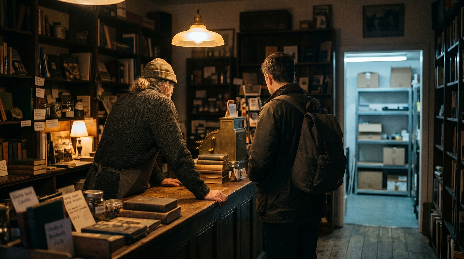 What the shop assistant knows and no database records