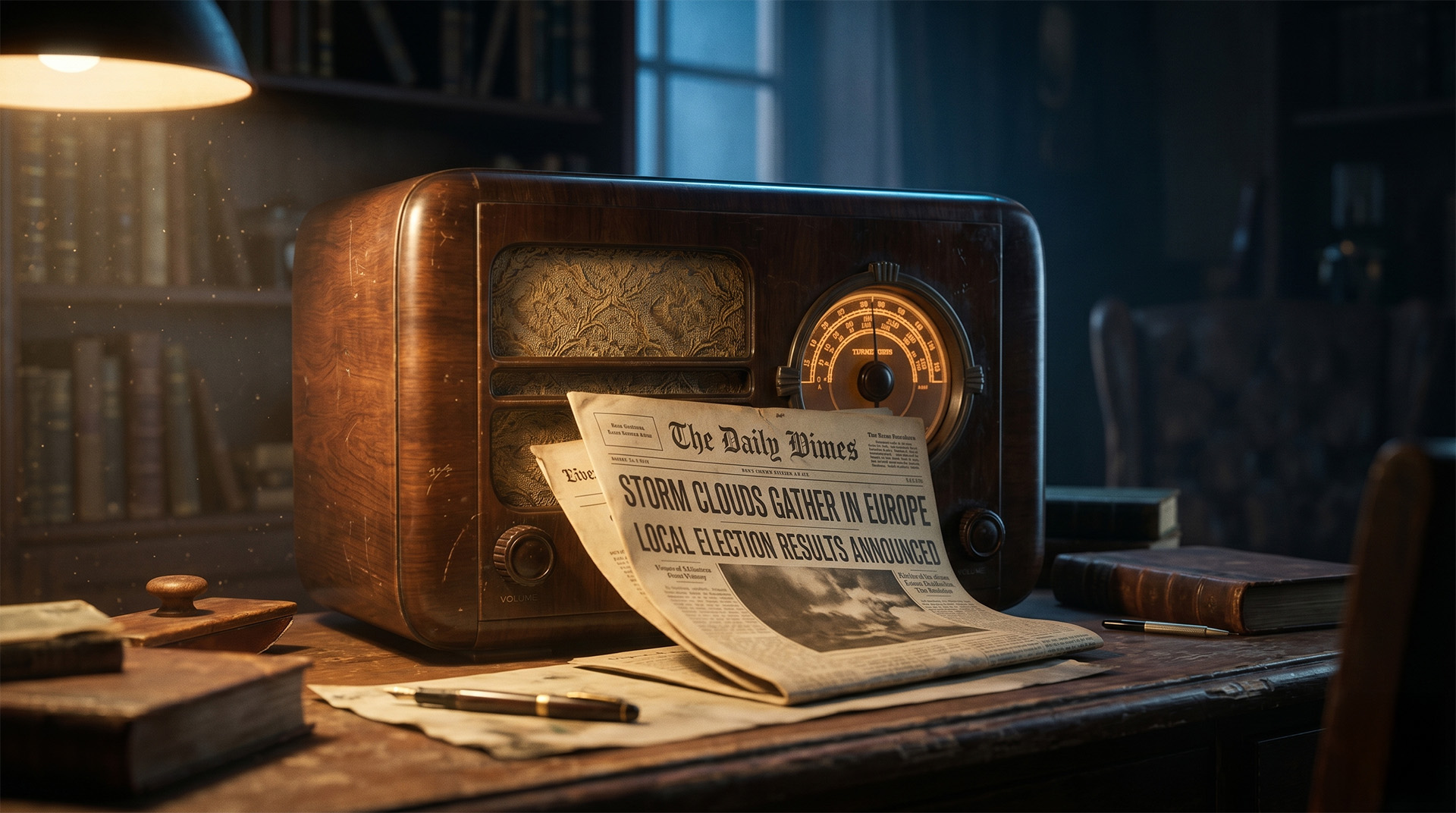 The wireless that read the newspaper